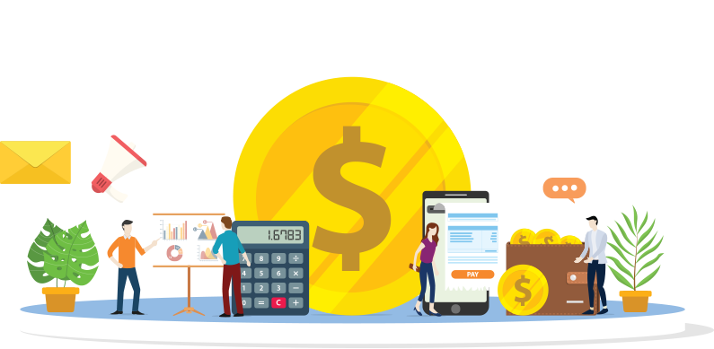 Finance and investment illustration